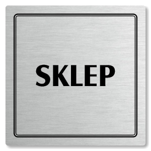 Sklep, 118x118mm, stříbrná, Utah